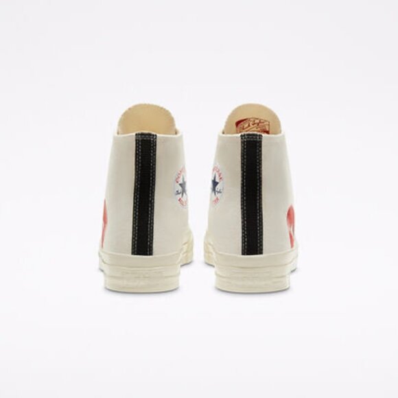 Converse Chuck Taylor All Star 70 Hi Comme des Garcons PLAY White - Picture 3 of 10
